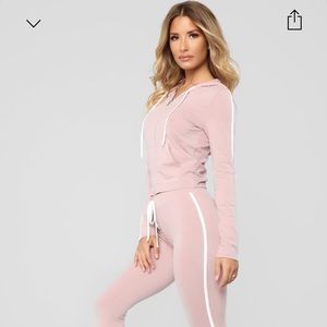 Fashion nova zip through set